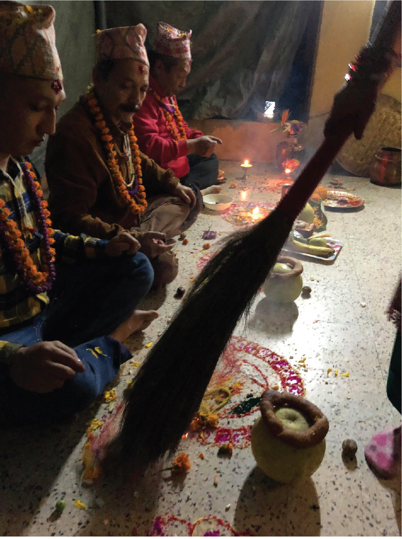 Destroying the Mandala as a symbolism of nothing is permanent, as our soul will leave our body