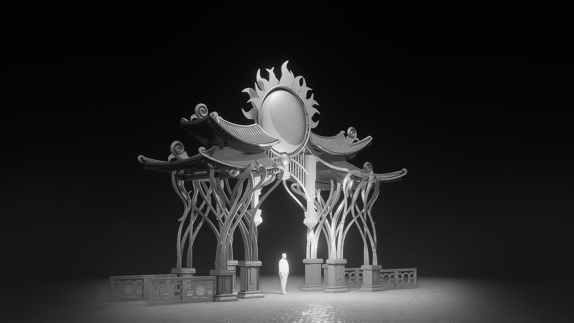 Time Gate 3D Model