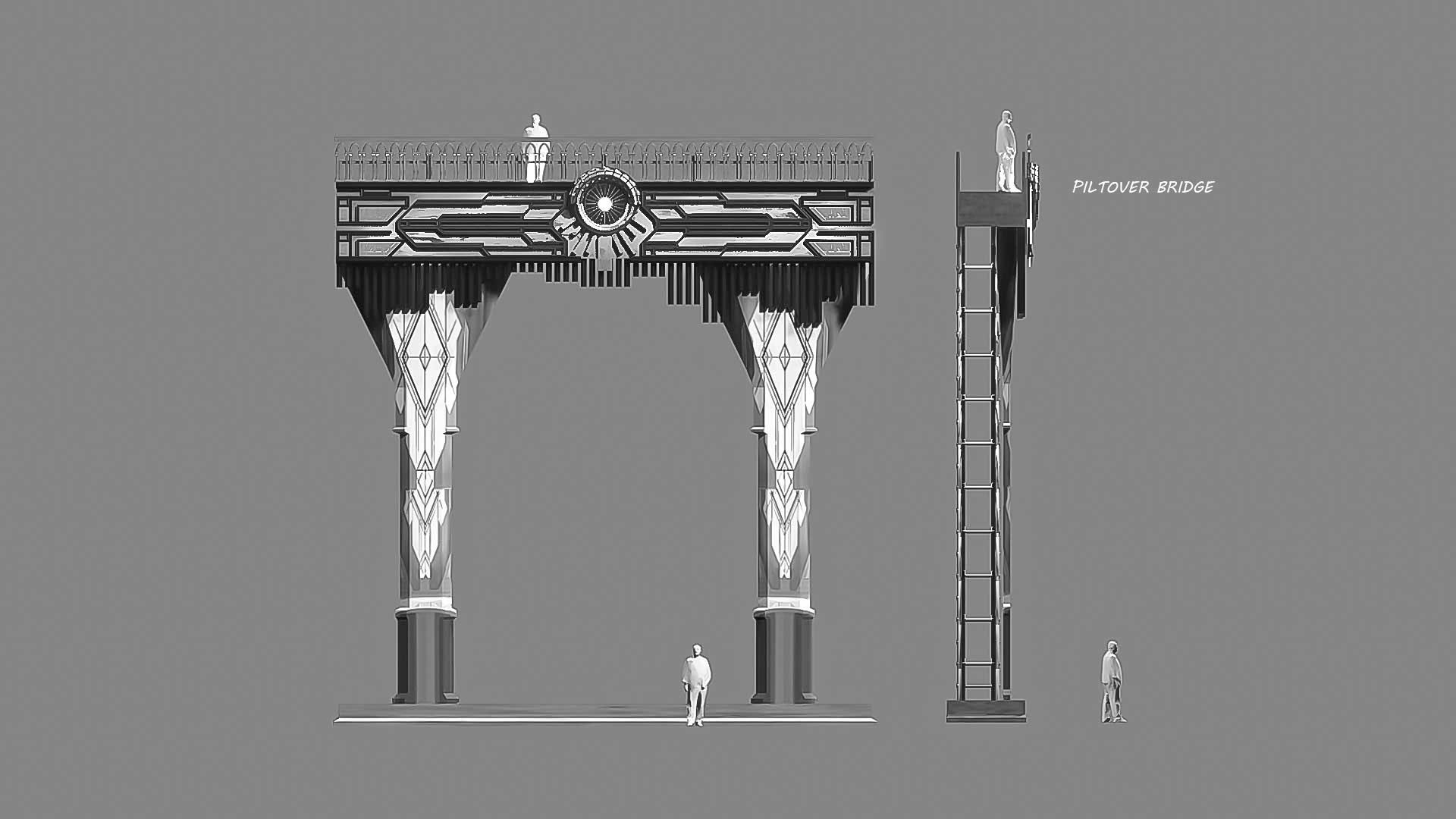 Piltover Bridges Design