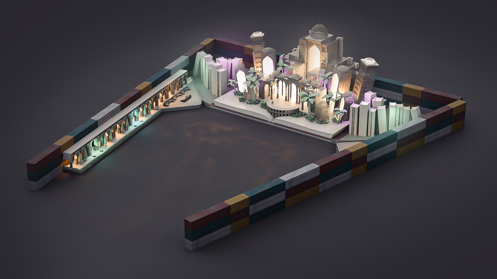 Qasr Stage 3D Development