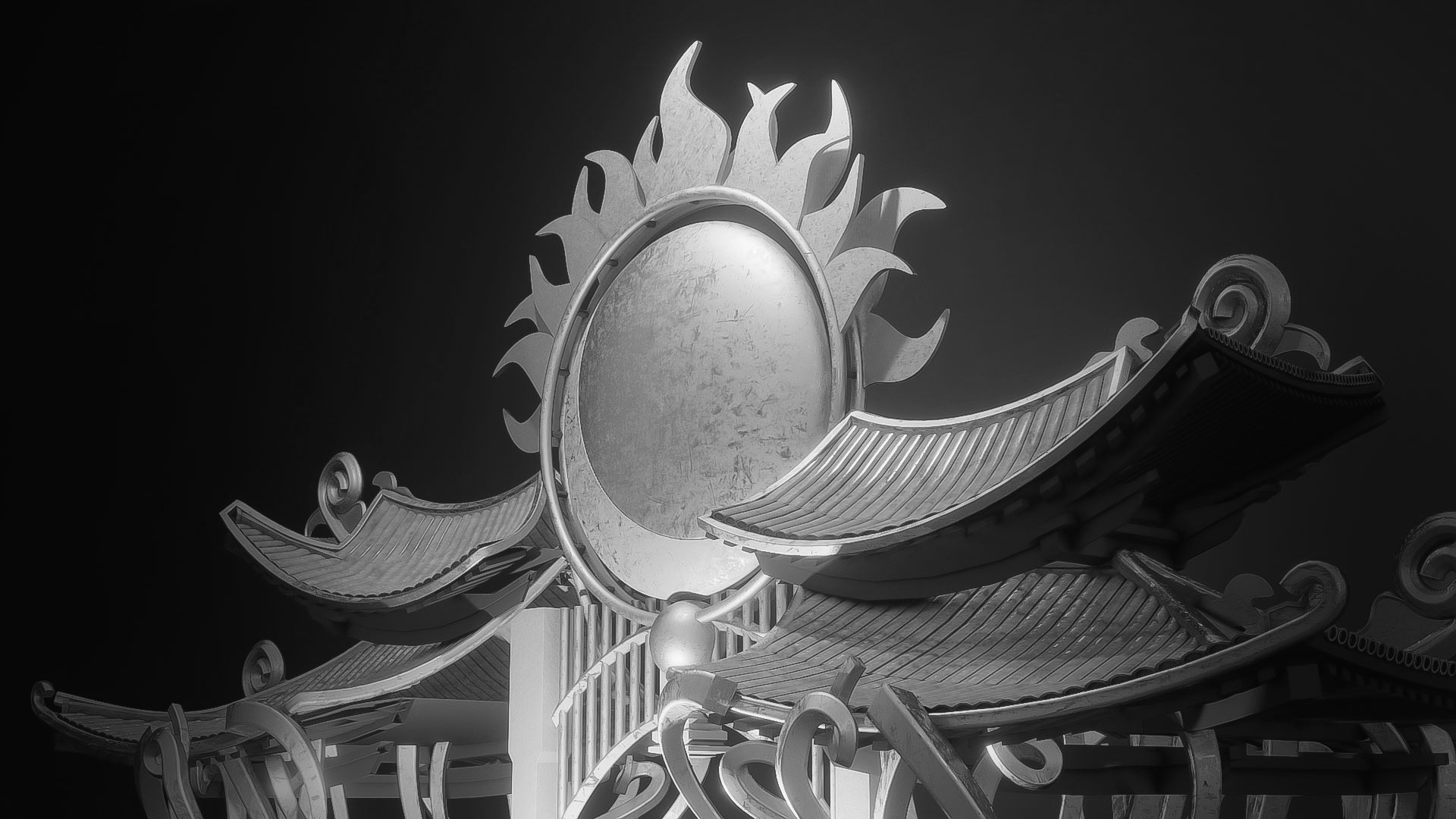 Time Gate 3D Model