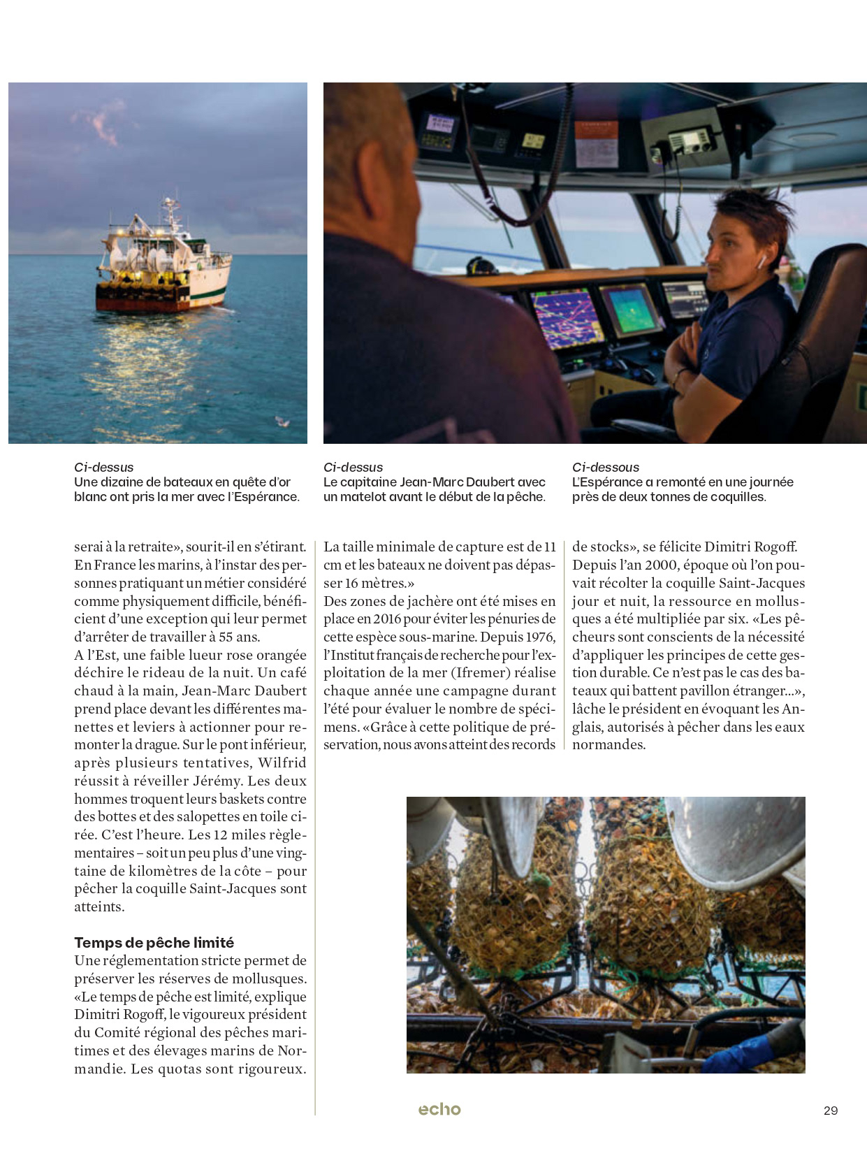 Echo Magazine (Suisse), décembre 2022.