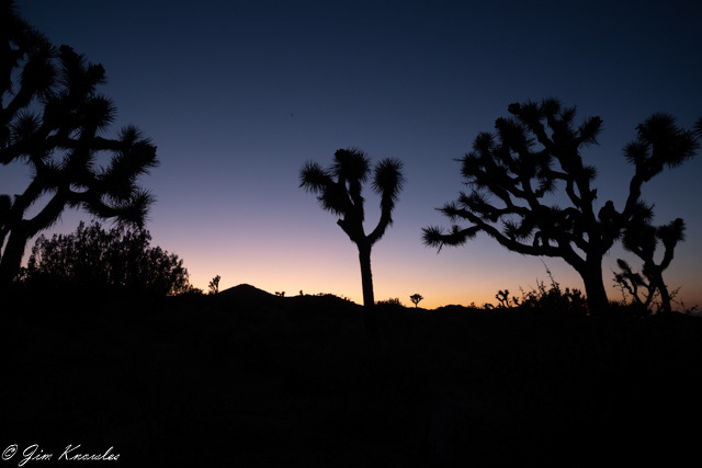 Walk near my campsite in the evening