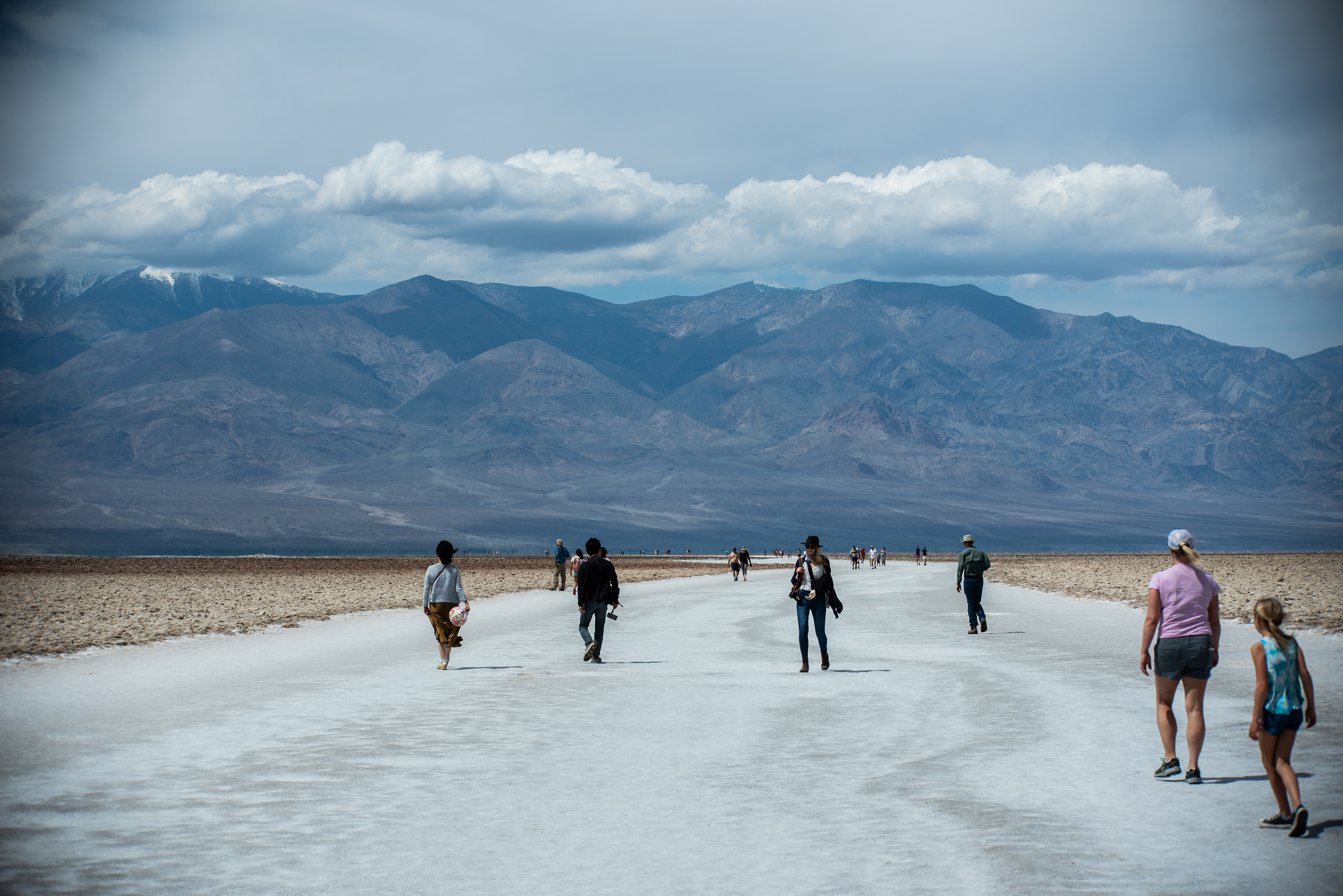 The salt here is so smooth that many people took there shoes off as the walked