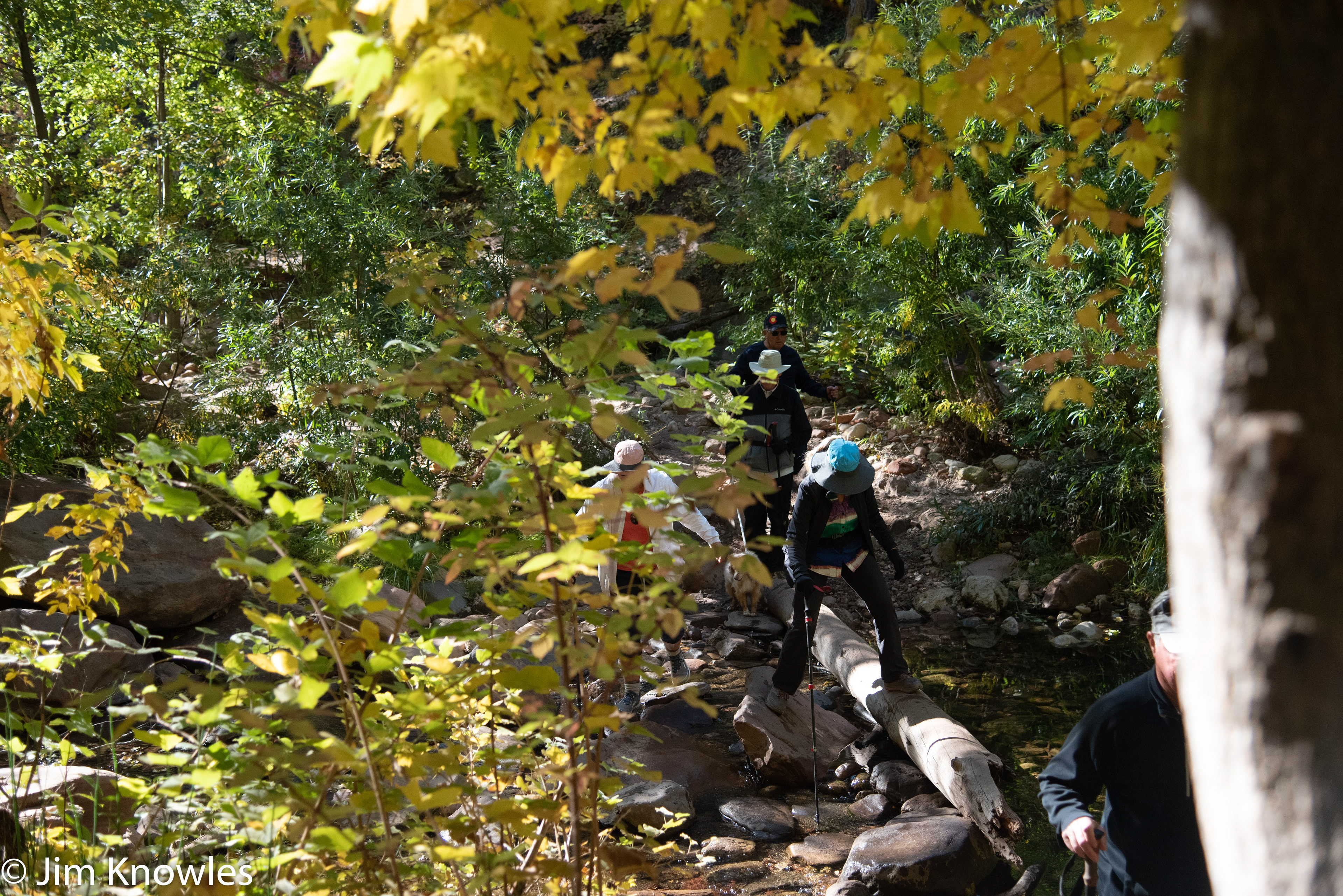 First stream crossing
