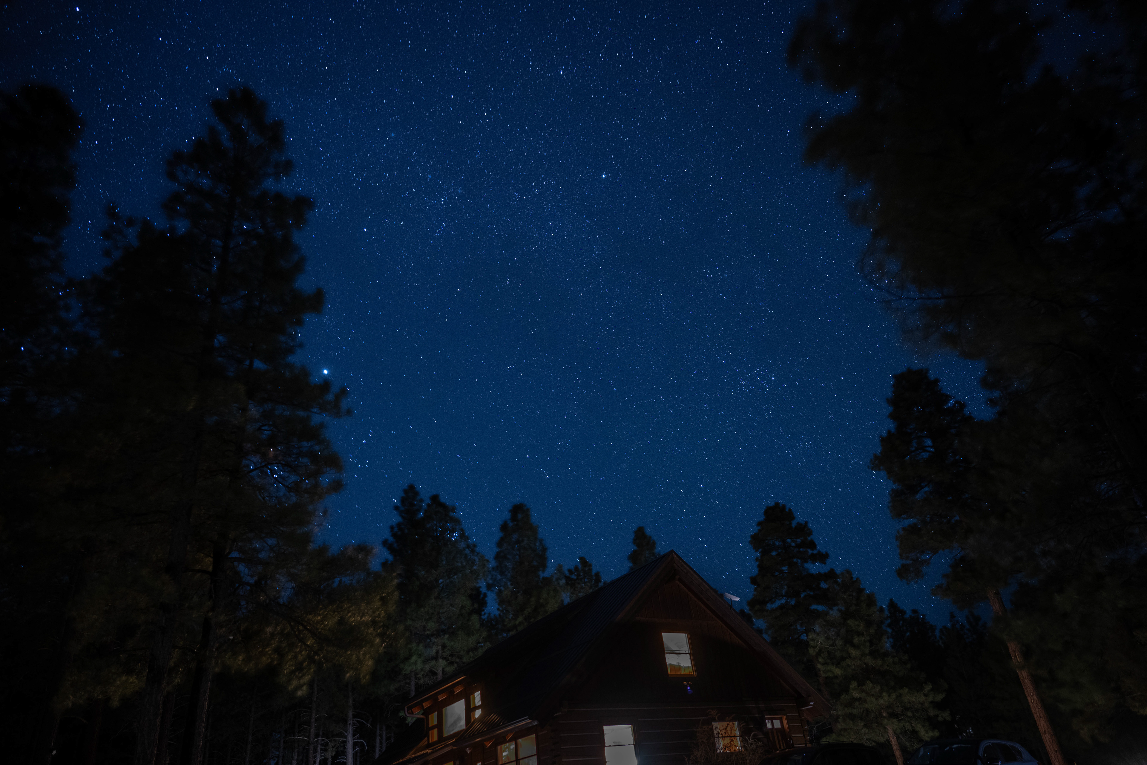 Night at the cabin