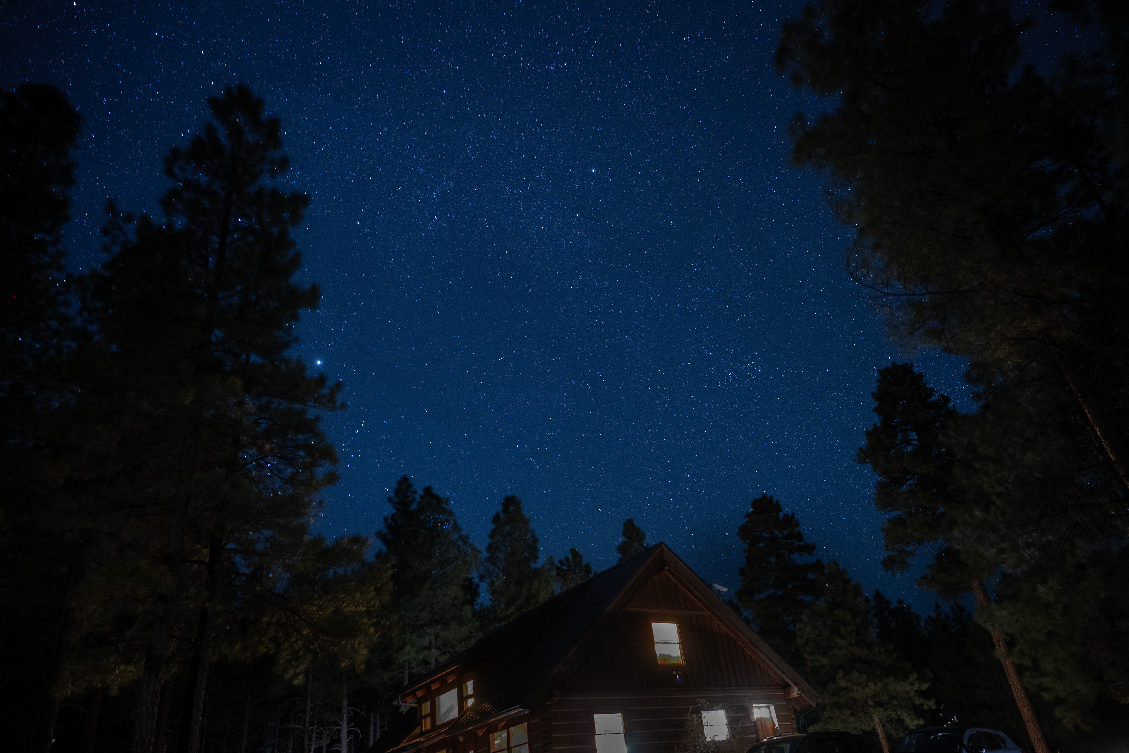 Night at the cabin