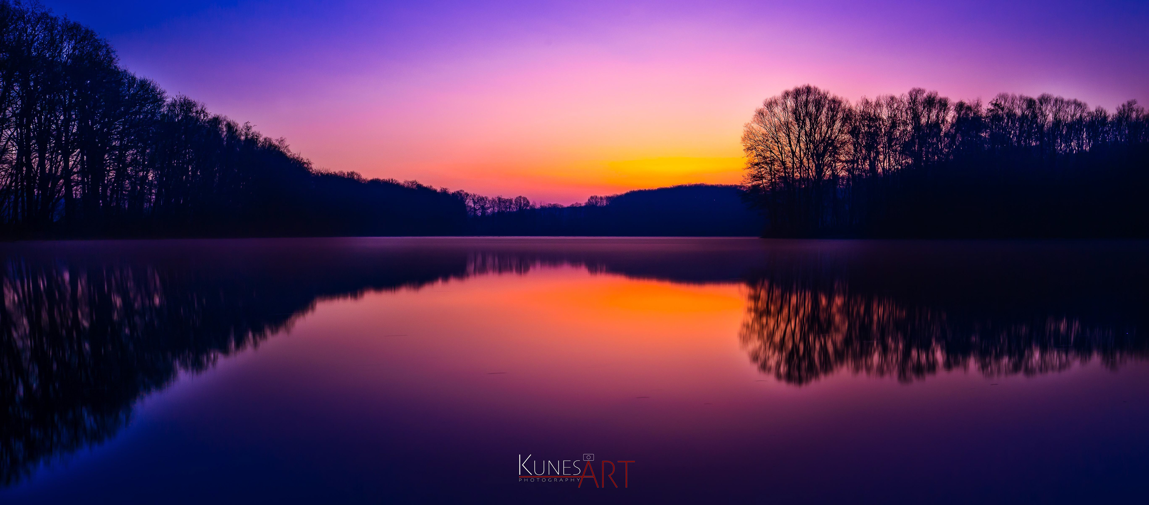 Heitkamp See vor Sonnenaufgang