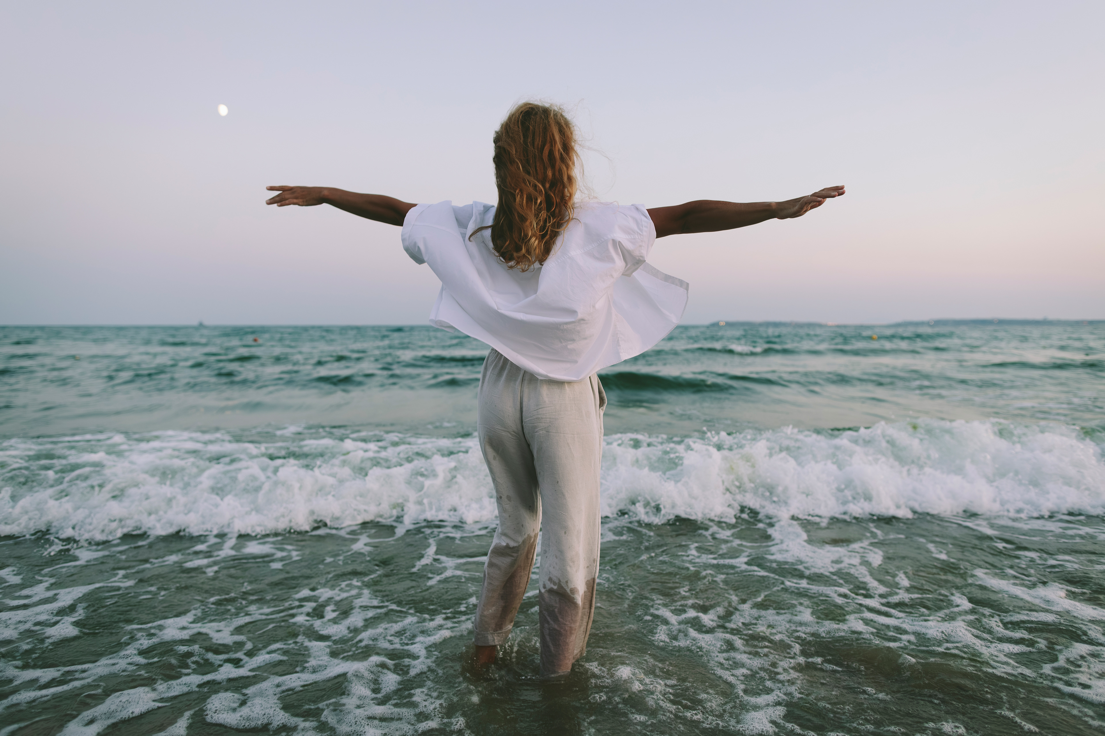 Freedom by the water — release, openness, emotional balance, self connection, inner calm. By Svetlana Iakusheva