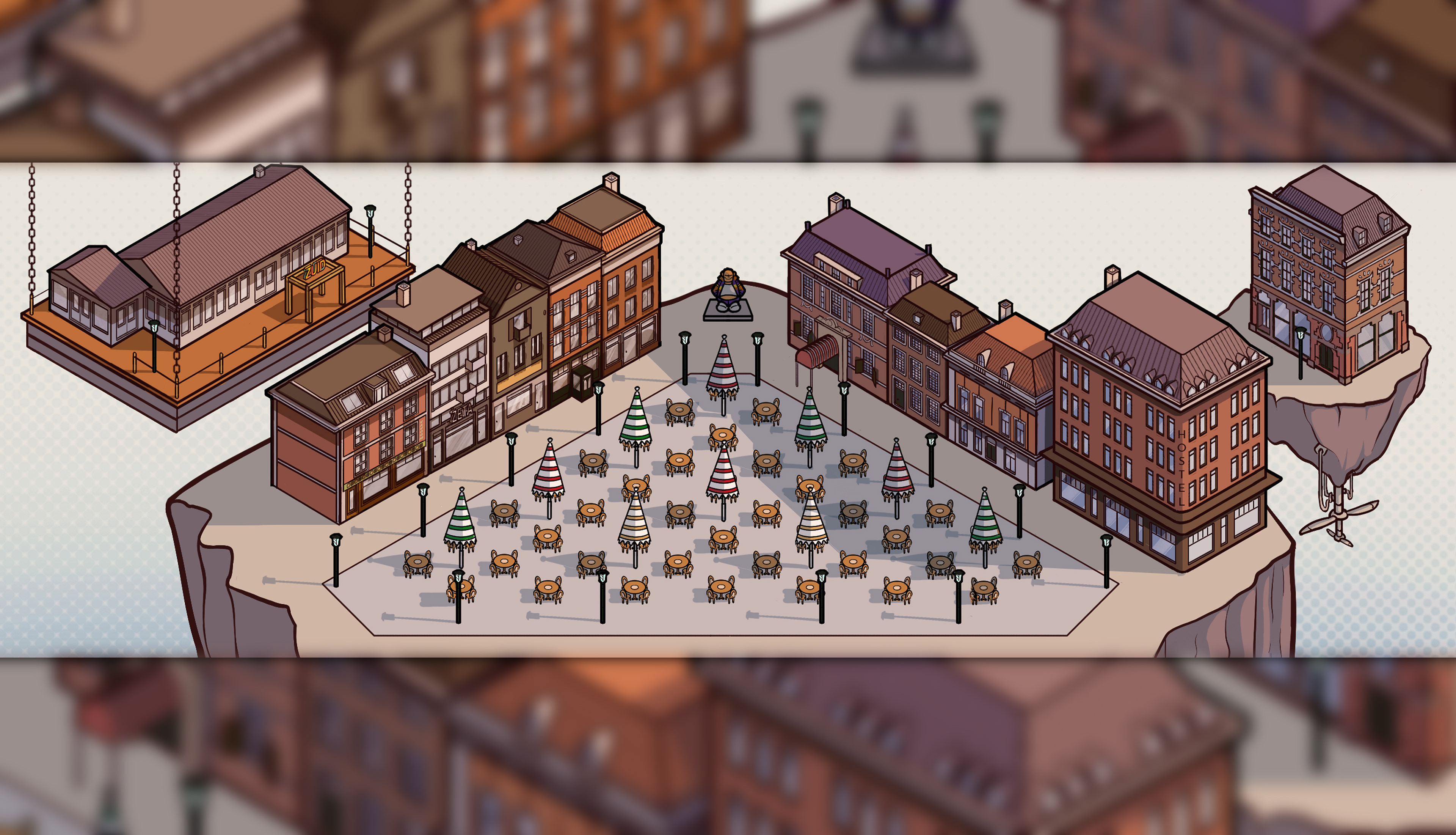 One of The Hague's biggest restaurant group, scaled to bite-size for an educational interactive web based environment.