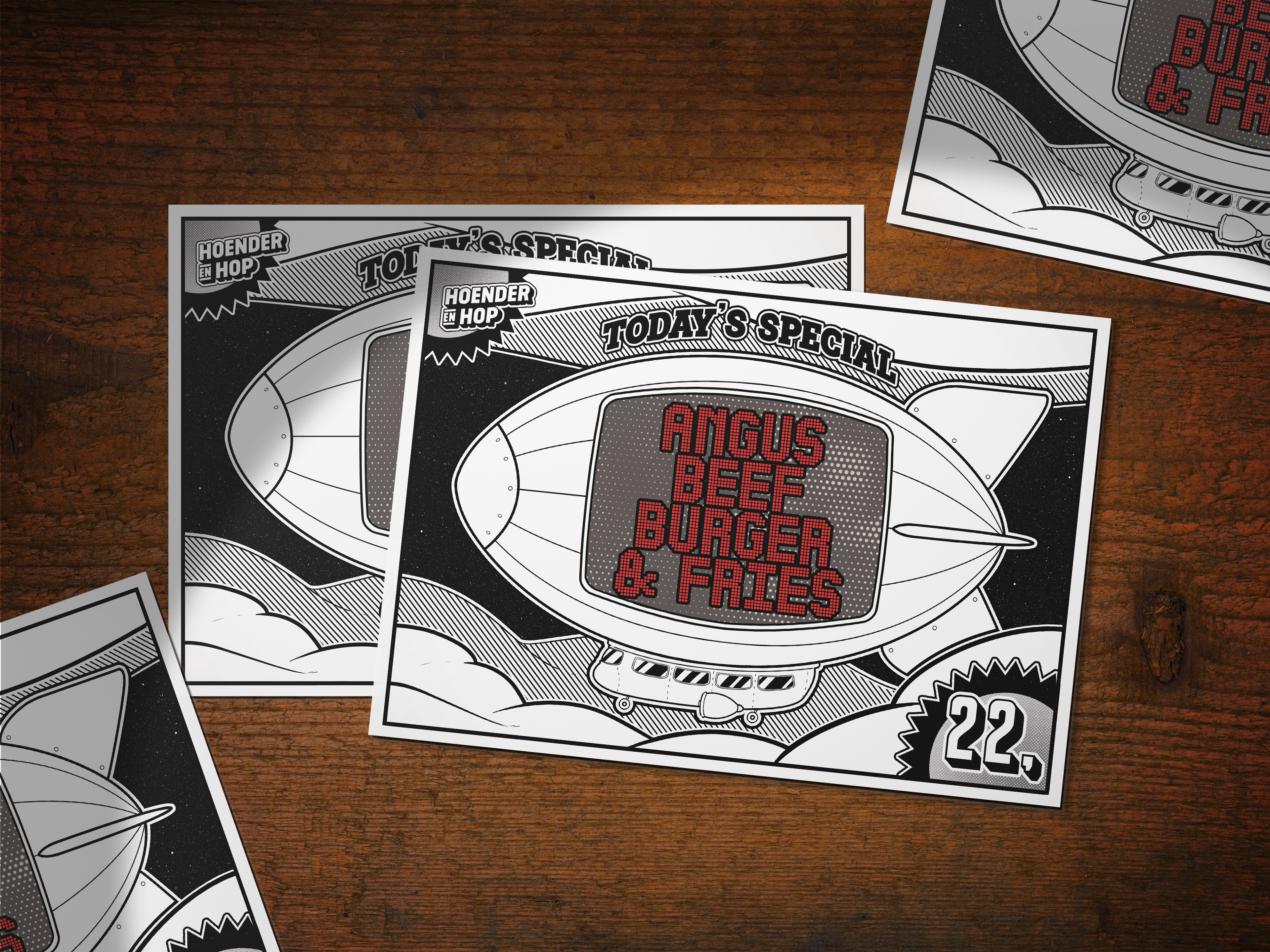 Both a promotional flyer and a coloring page. It's actually a user friendly customizable .pdf complete with embedded fonts