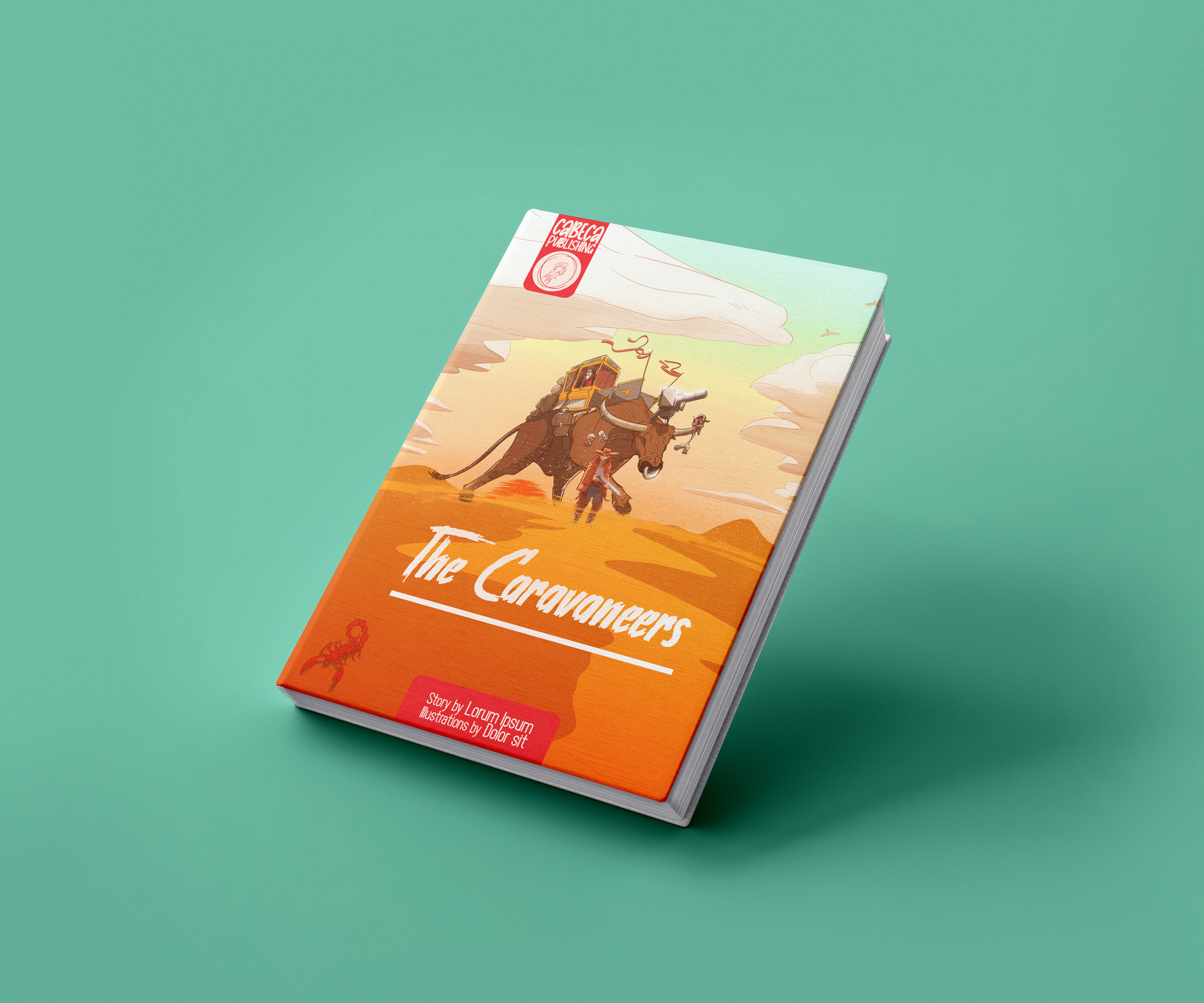 Another book cover design. This time for an adventurous type of story.