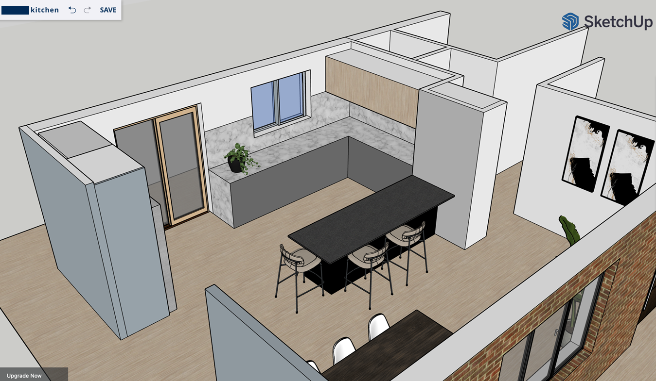 SketchUp visual - angle 1