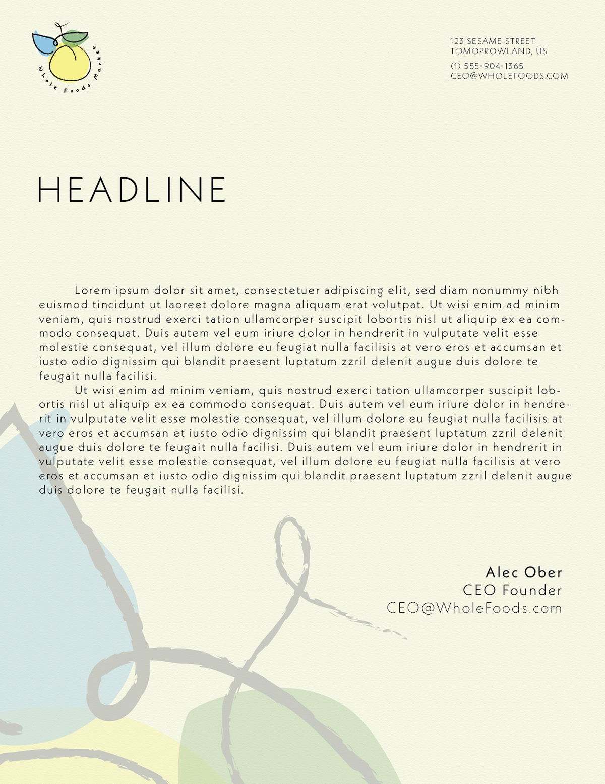 Corporate Letterhead