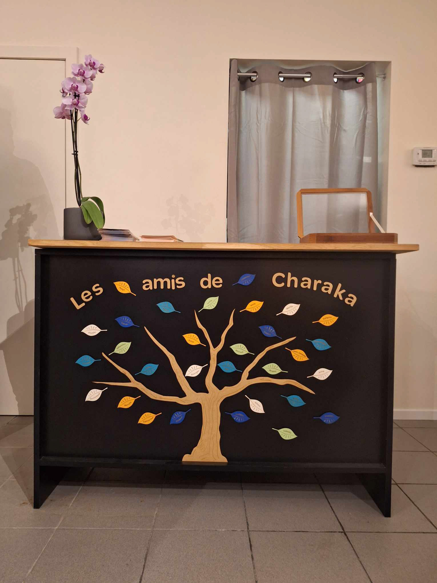 conception pour présenter les donateurs