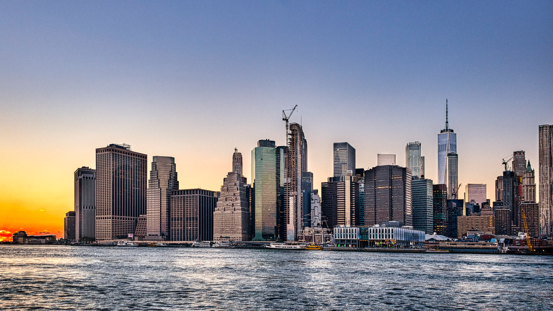 Lower Manhattan Sunset