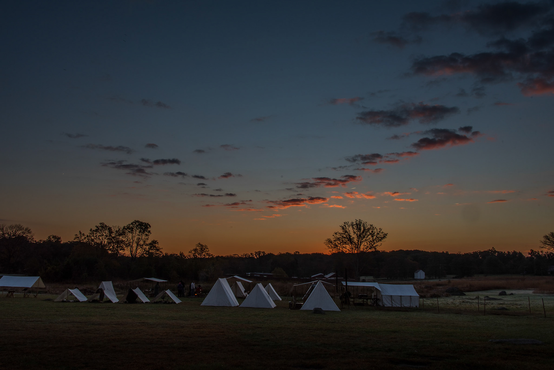 Encampment at Dawn