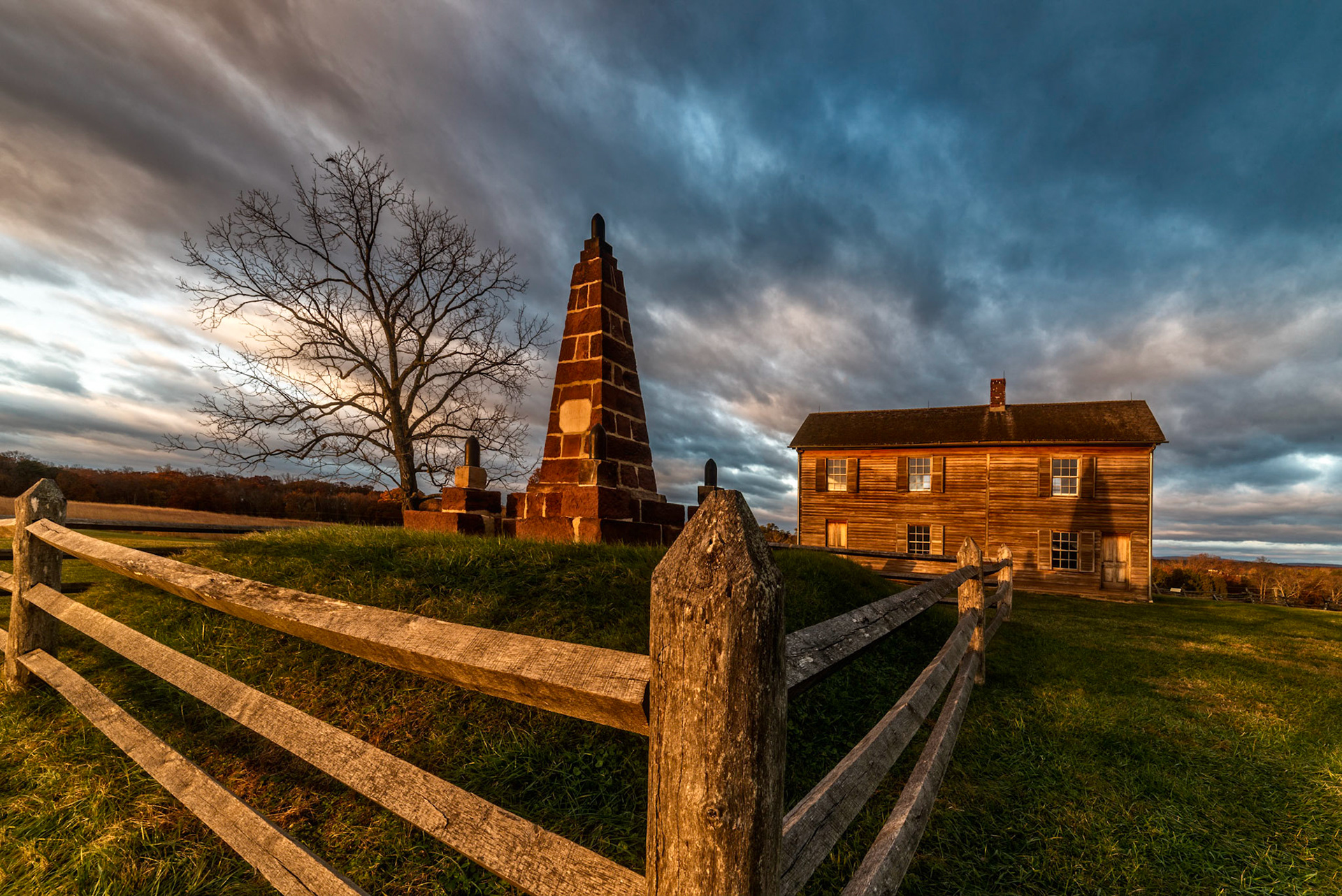 Manassas battlefield monument