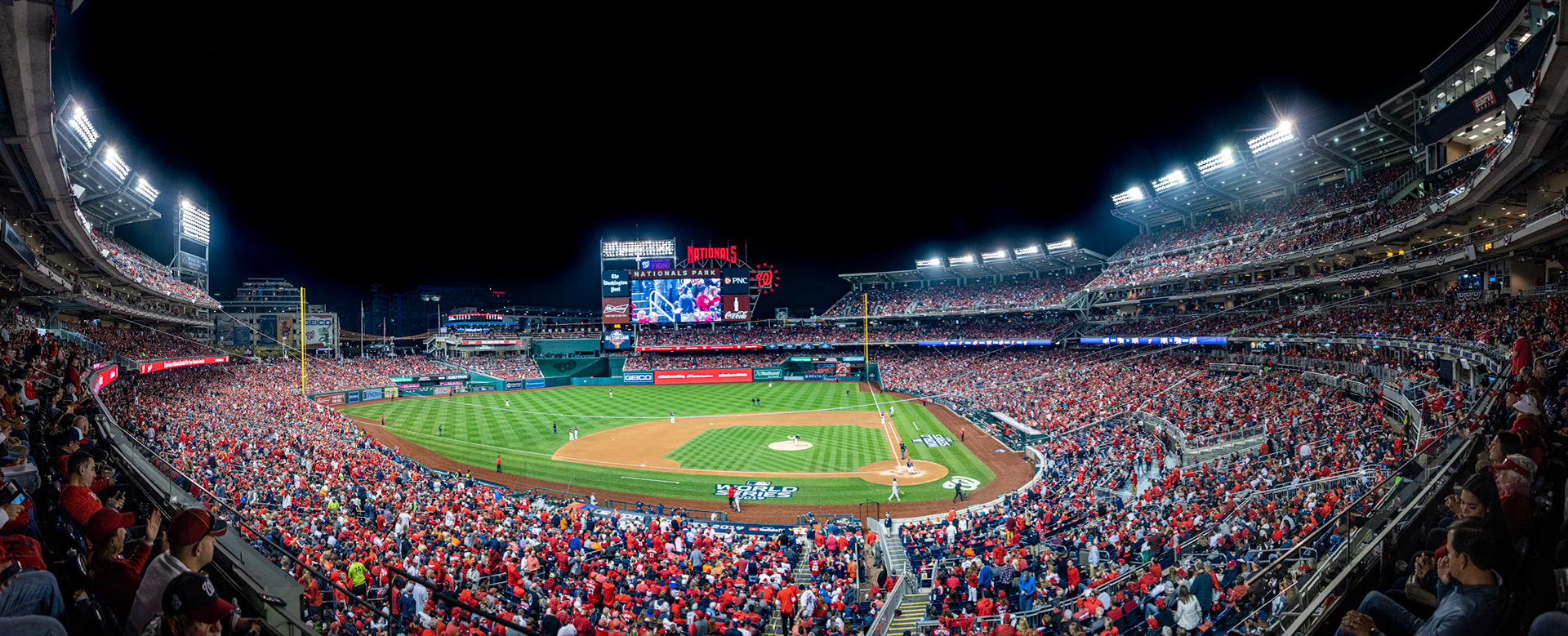 11 shot Pano of National's Stadium, in Washington, DC