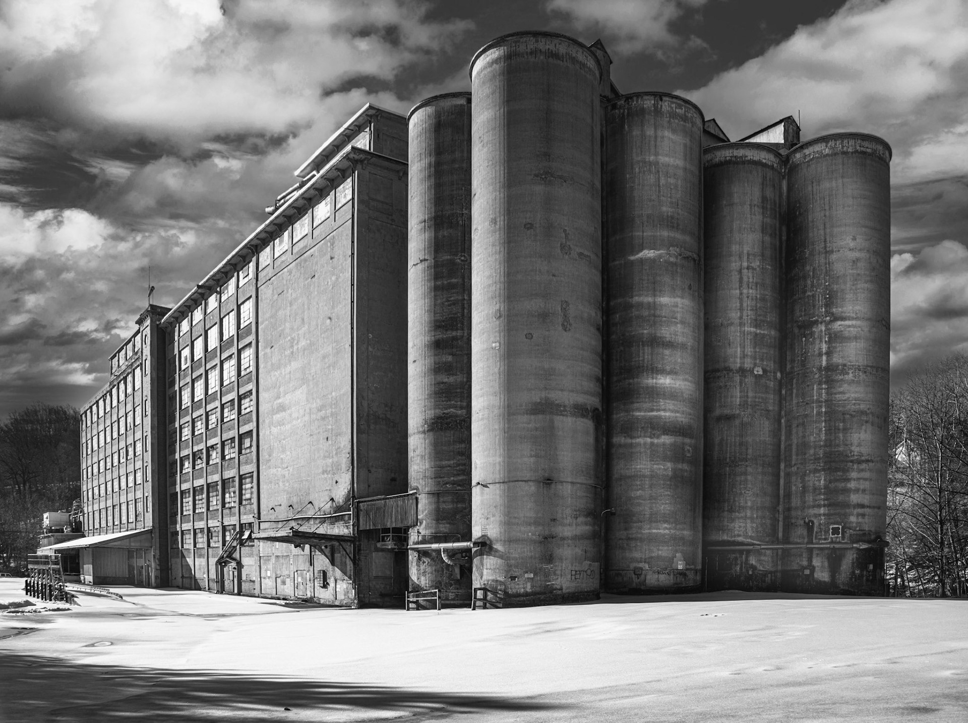 Silos on the Patapsco