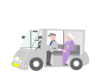 タクシーがわりに