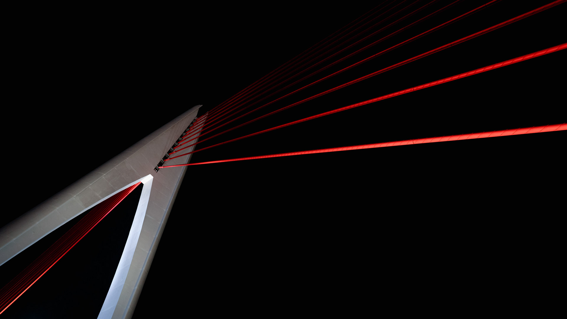 qiansimen-brücke bei nacht, chongqing, 2025