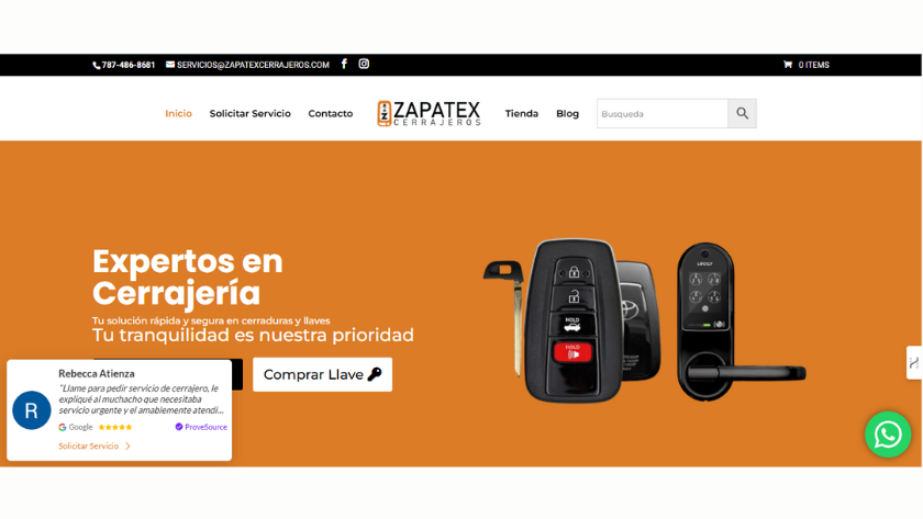 Página web Ecommerce