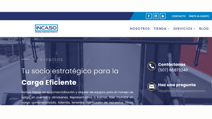 Página web Ecommerce