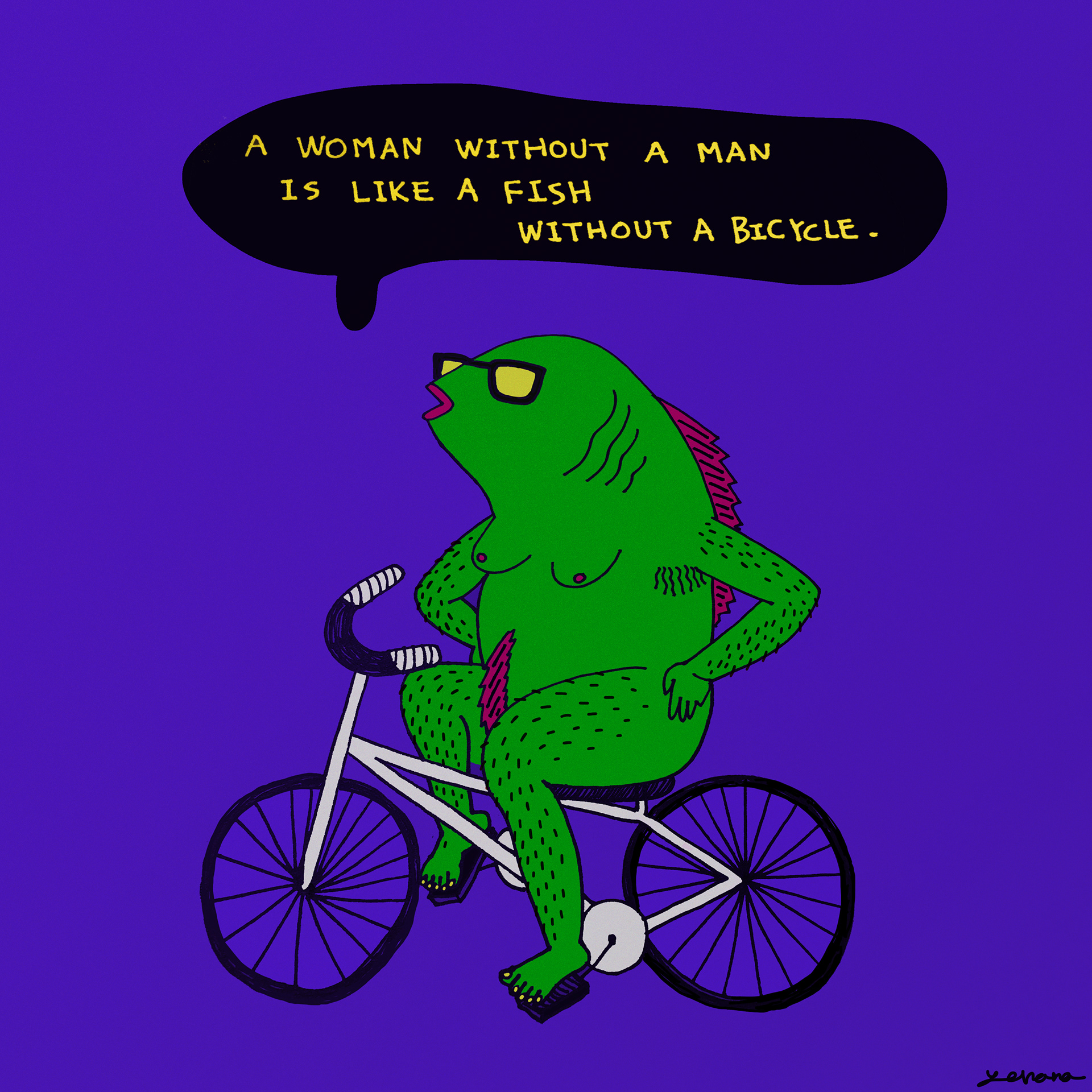 The Fish with Bicycle