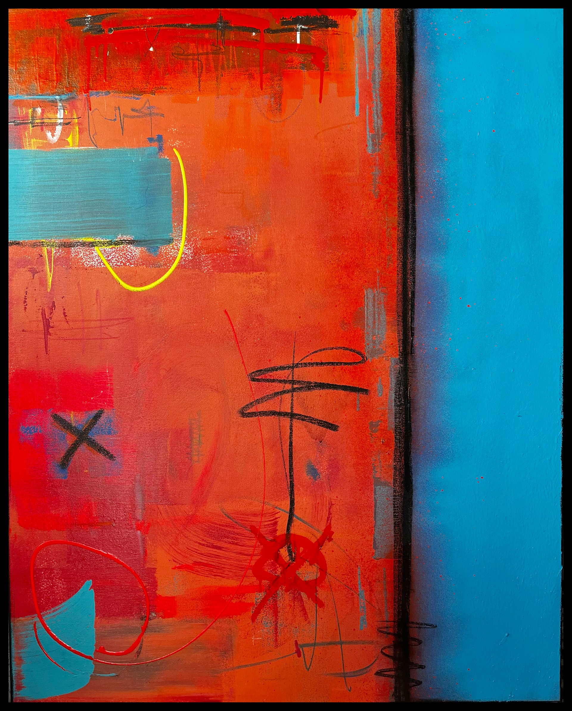 Thoughts & Signs | £250 | 32”x40” | Mixed Media
