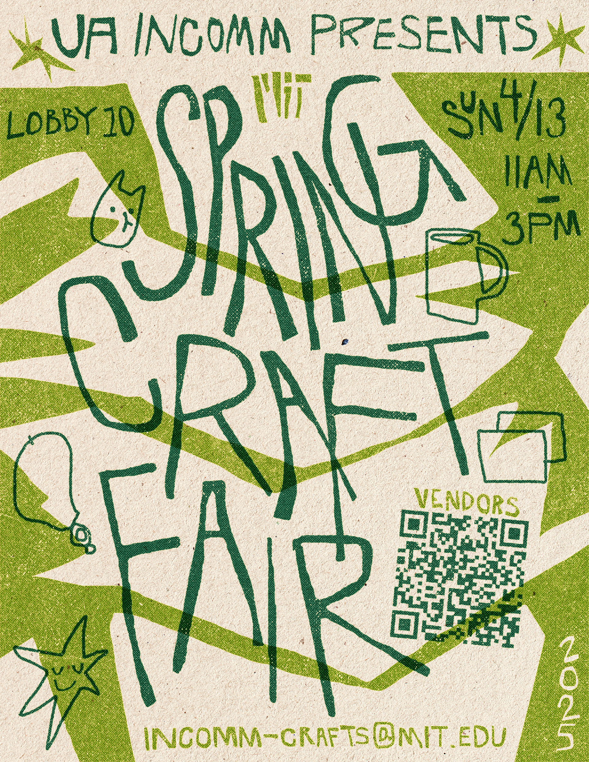 Spring Craft Fair Promo Poster