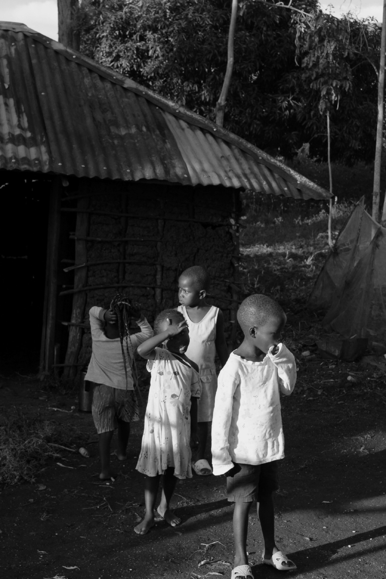 Nyagwethe village, Kenya, February 2024