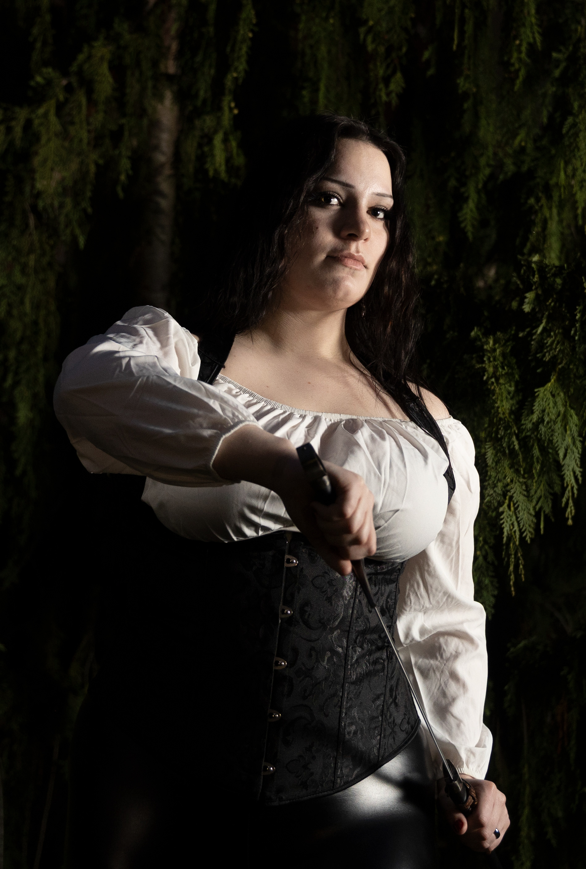 Hawke Ipox cosplays as her Dungeons & Dragons character Dhampir the life Cleric — a form of LARPing within the D&D community. “I like D&D because it’s not only given me an escape to be who I truly want to be, but my first true D&D group has given me the bestest friends I could’ve ever asked for,” Ipox said.