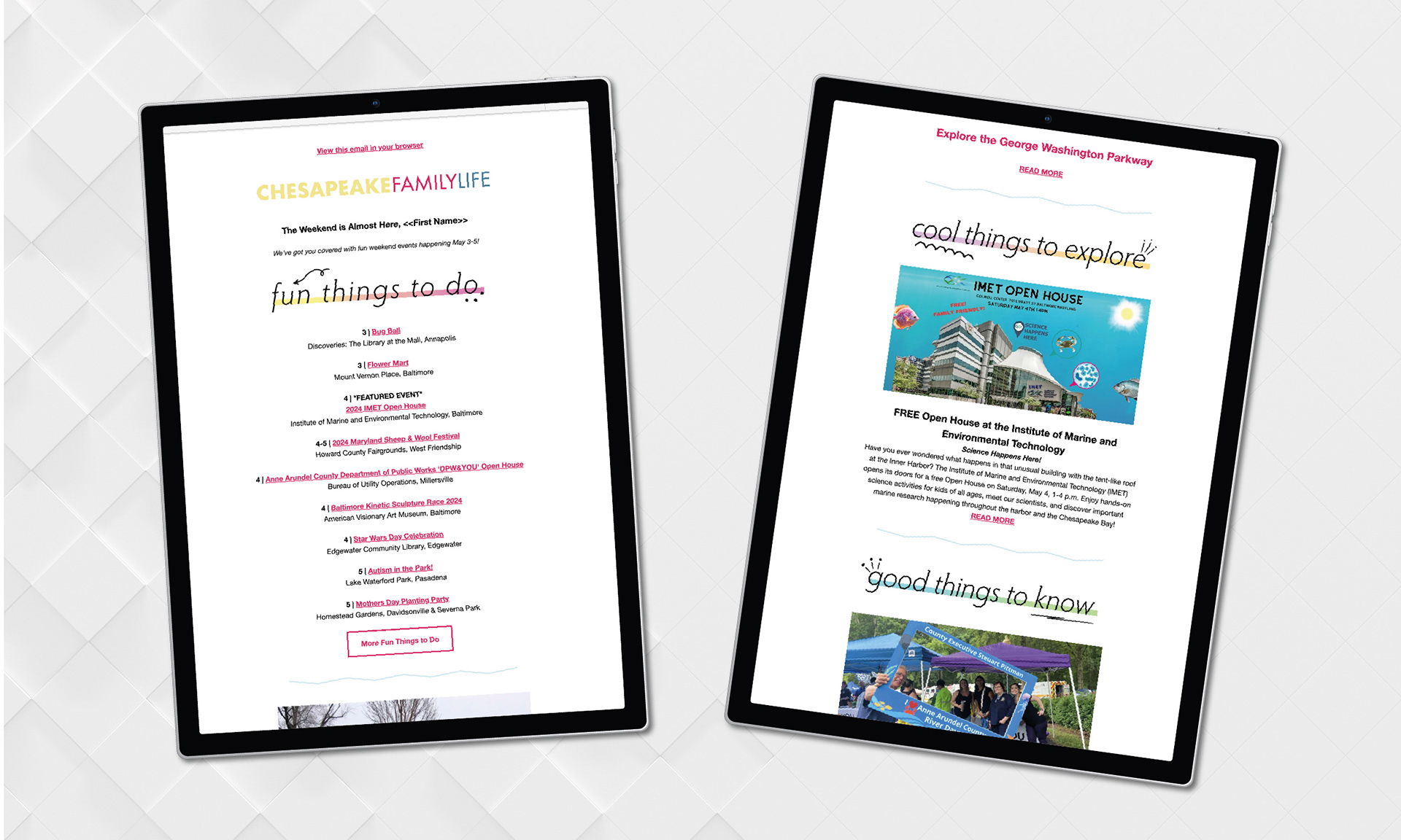 Distributed to audience of 10,000+ | Updated design resulted in the open rate increasing from an average of 9% to over 34%.