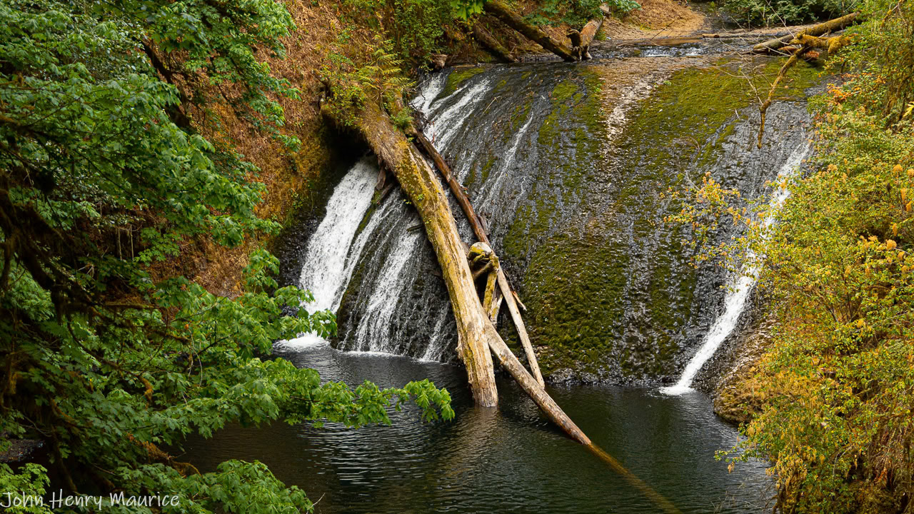 Lower North Falls in the summer