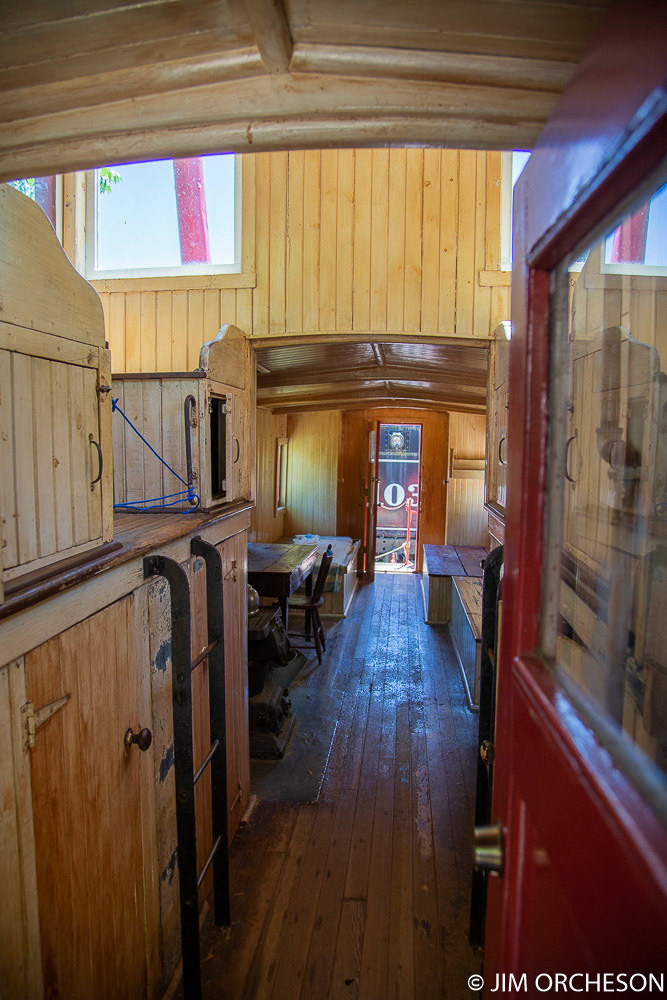 Interior of caboose