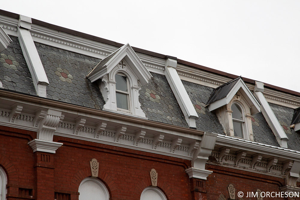 Multicoloured Slate Roof