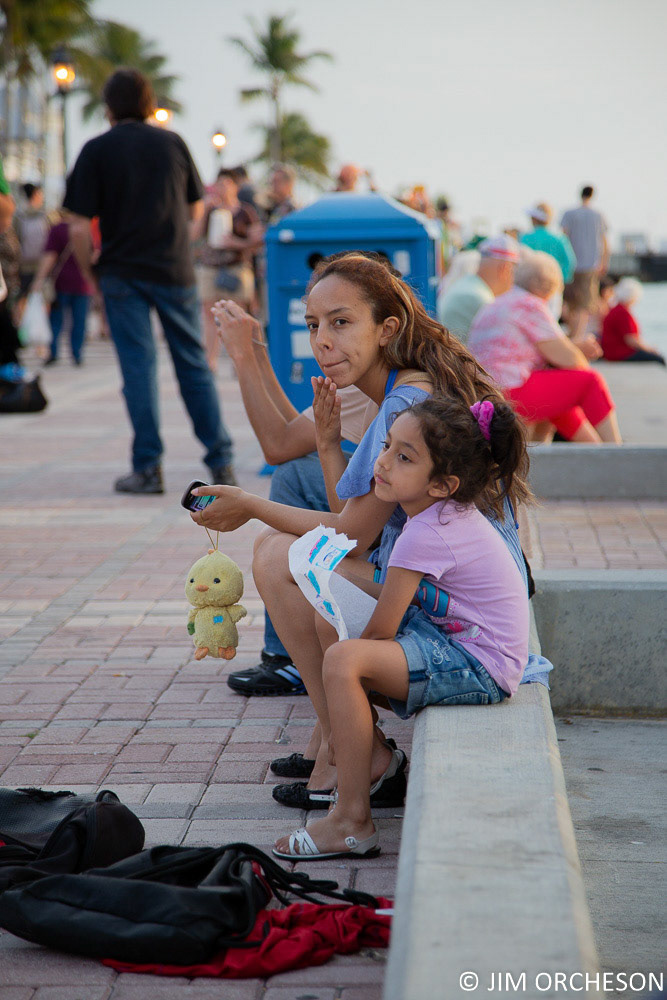 Waiting for Sunset at Mallory Square