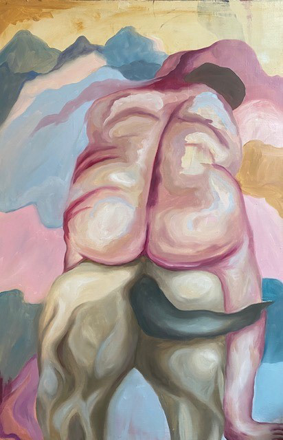 'Feeble One' 2025, Oil on Canvas, 61cm x 76cm 