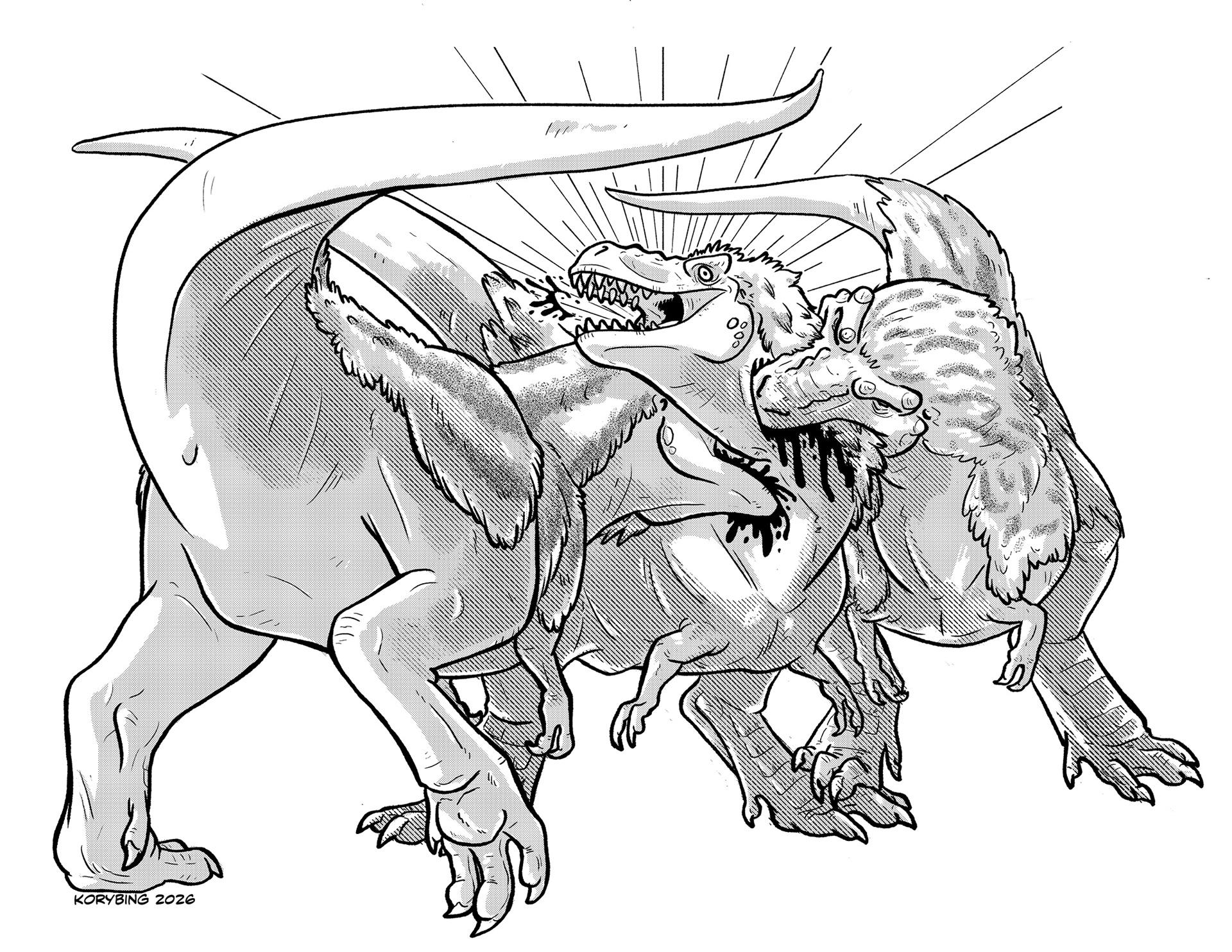 Tyrannosaurus Fight!
