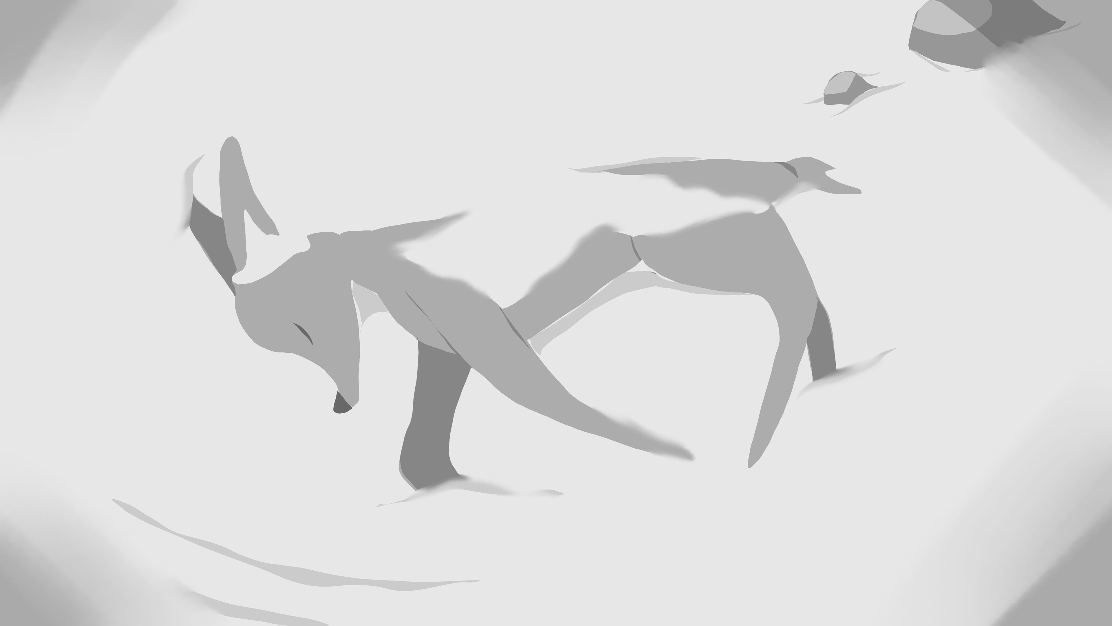 Deer Background Rough