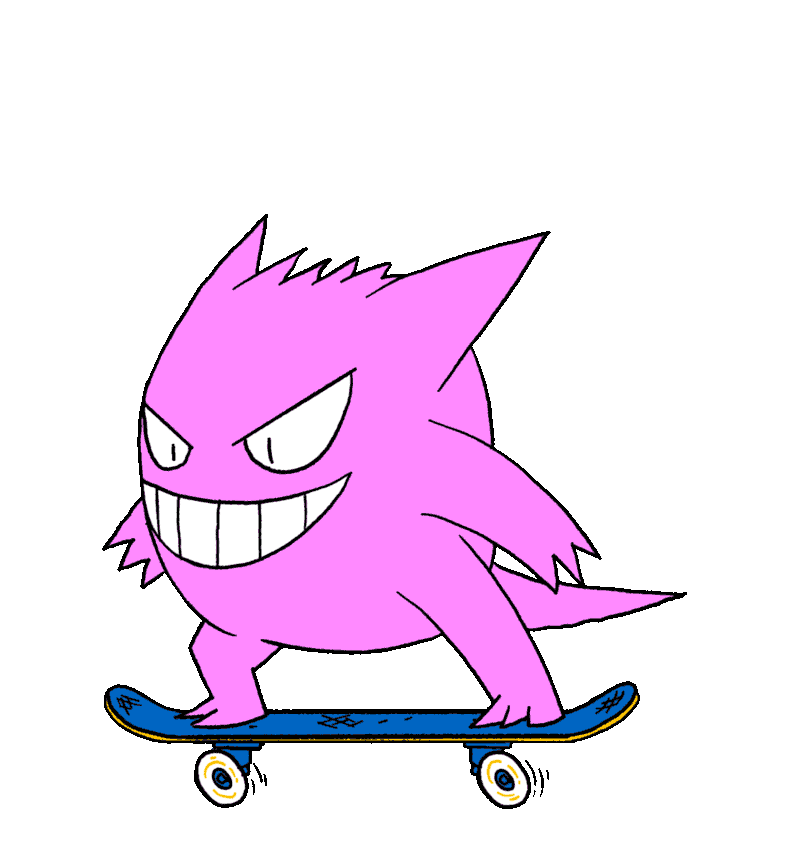 Gengar Kickflip (for Monday's Challenge)