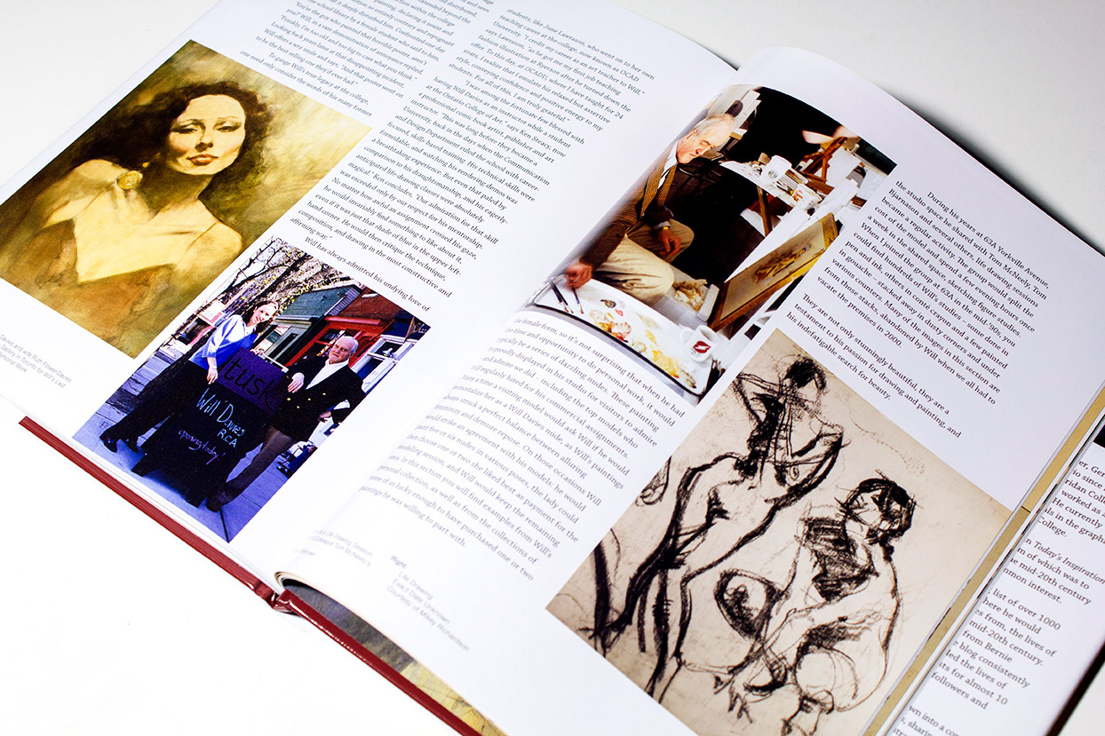The Art of Will Davies (Sample spread)