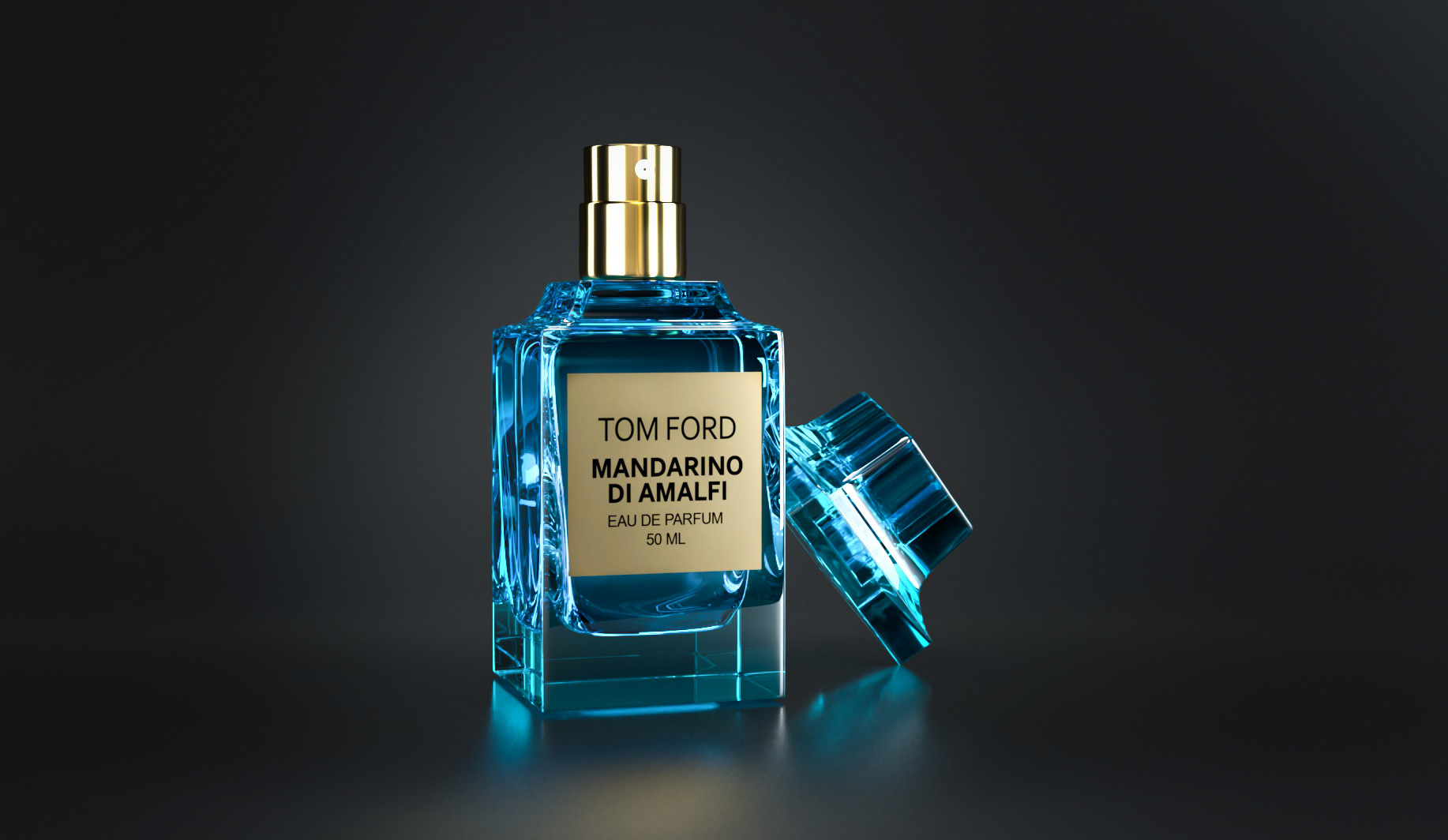 Michael Sapryhin - 3D Design of Tom Ford perfume bottle