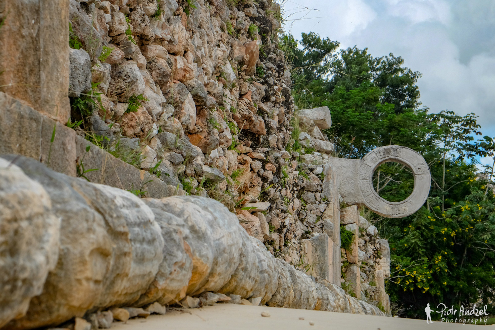 Stone Ring in Ballcourt, Chichen Itza