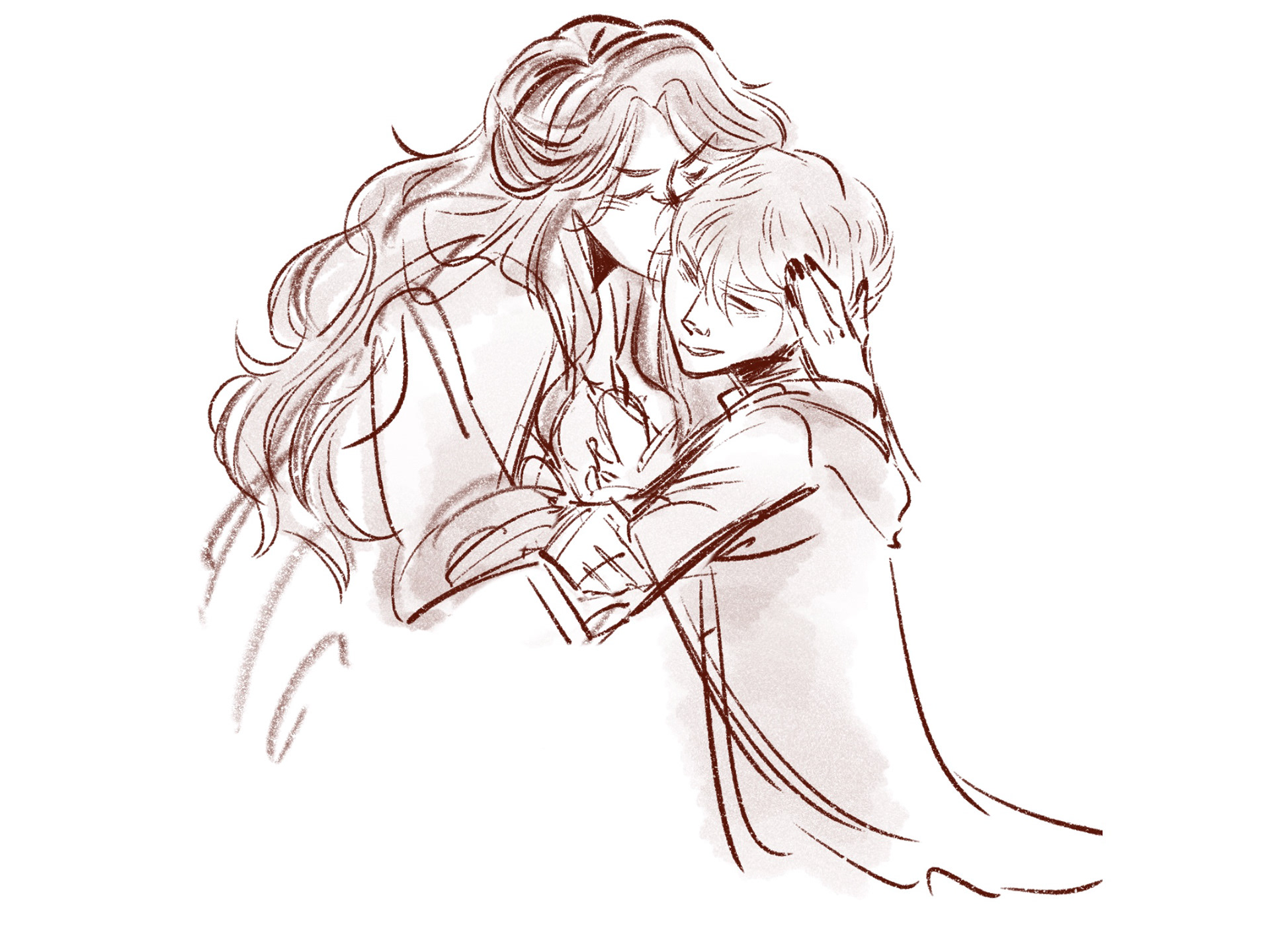 young Robin with his mother