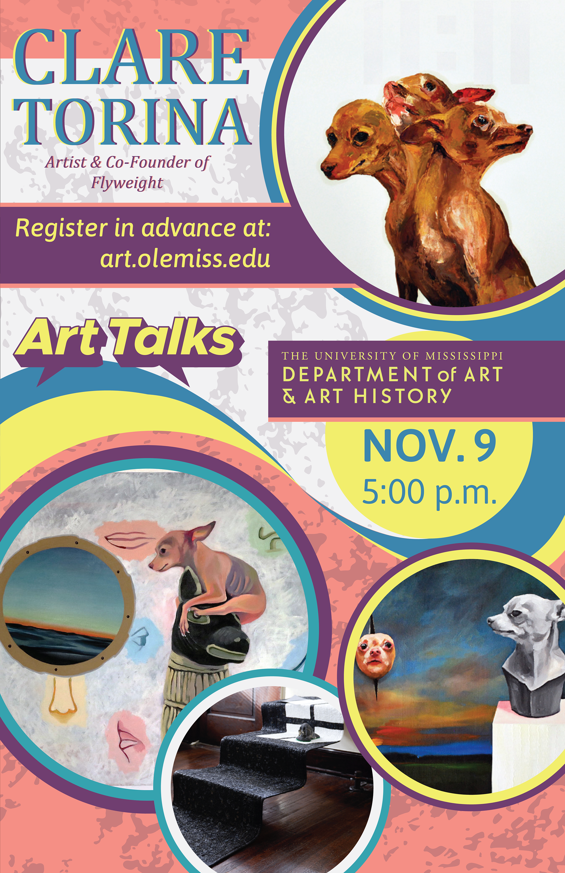 ArtTalks Poster - Clare Torina