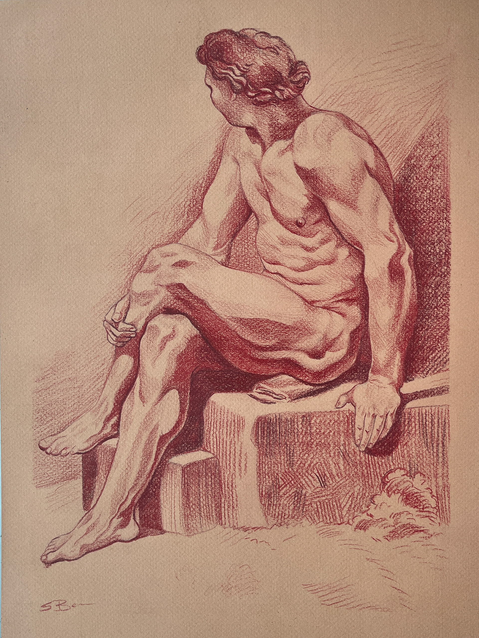 Master Copy Medium: Colored Pencil on Toned Paper