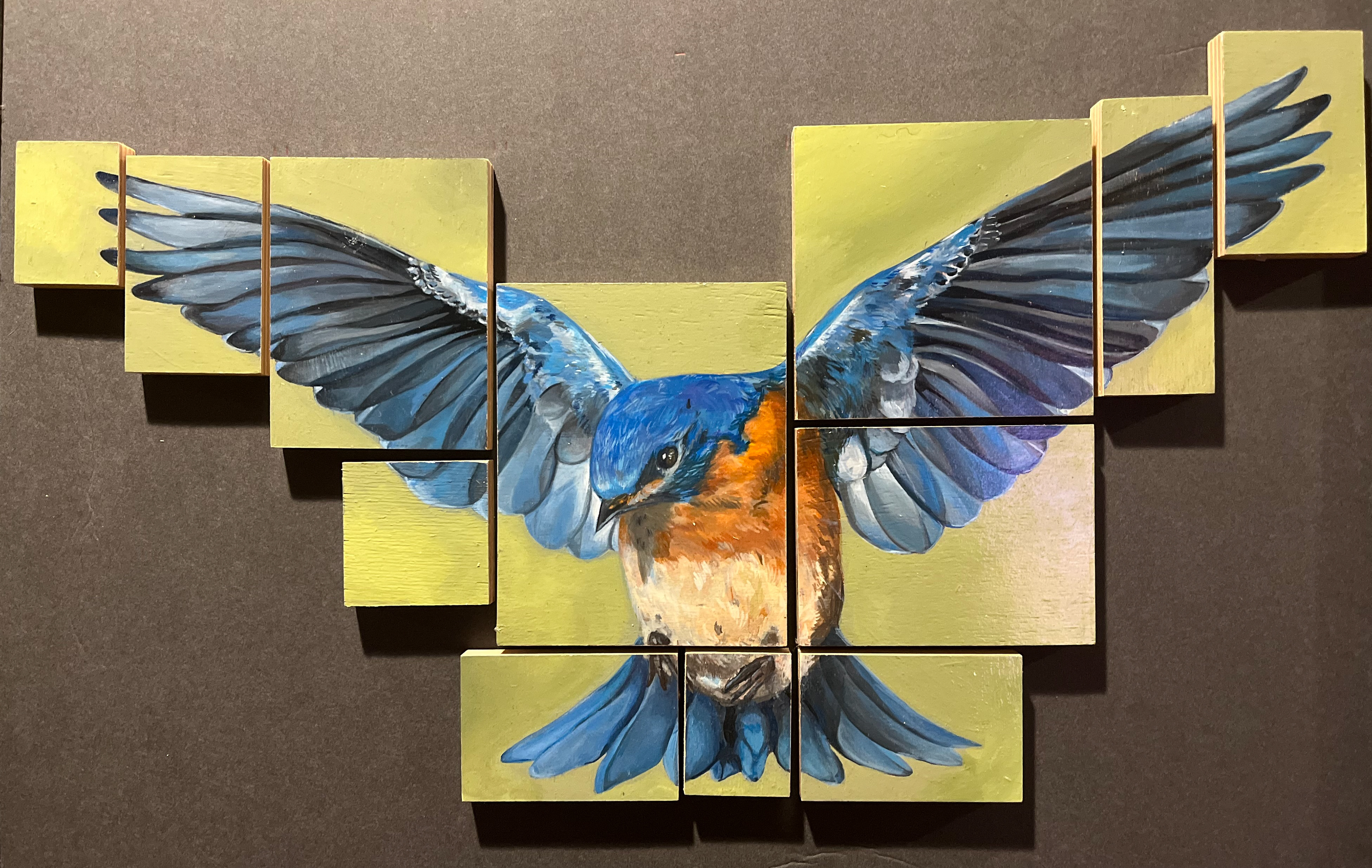 Medium: Acrylic Paint on Wood Blocks