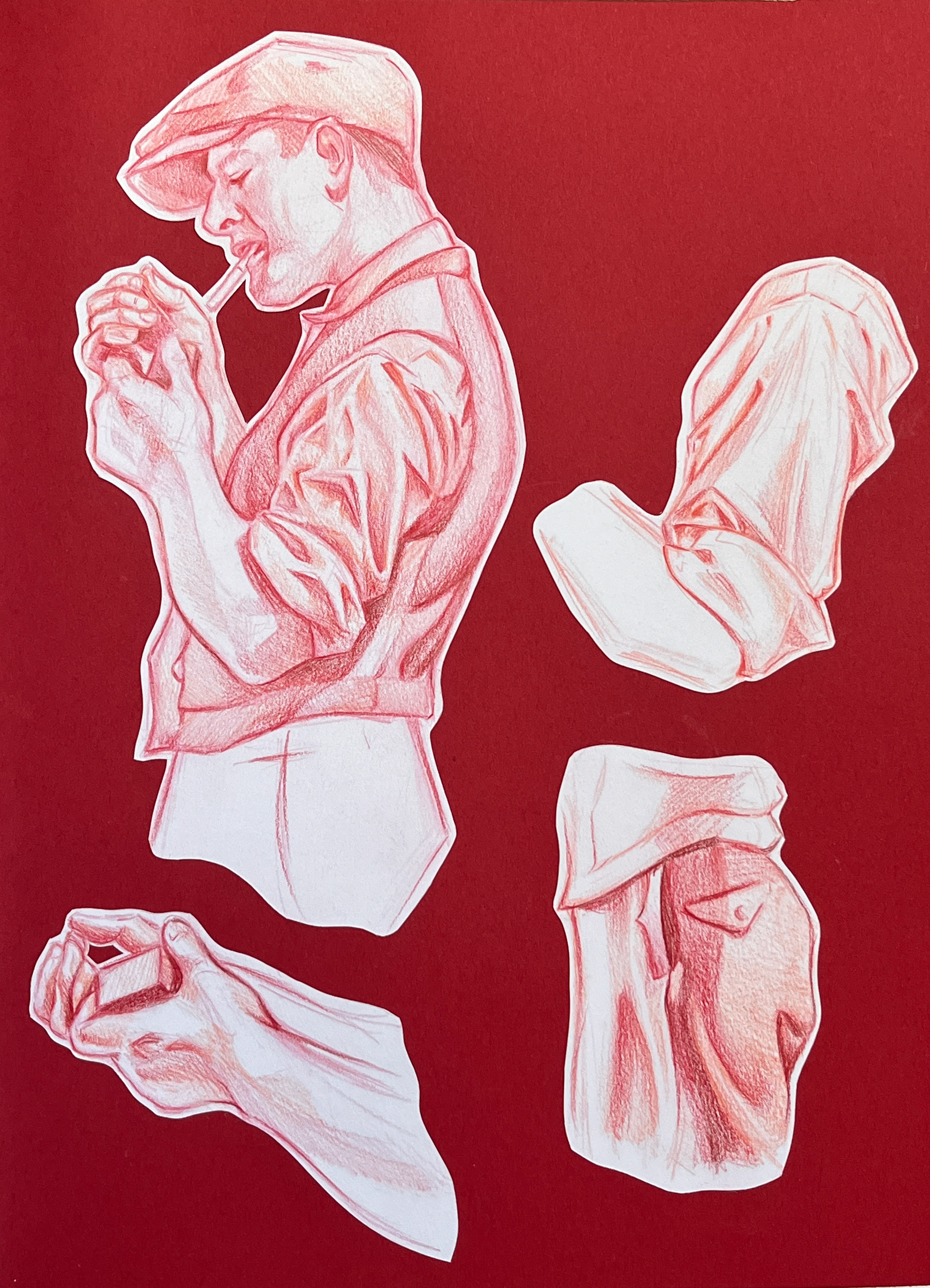 J.C Leyendecker Master Copy Medium: Colored Pencil